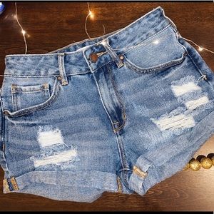 Pacsun Distressed Denim Shorts